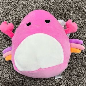 Pink crab squishmallow